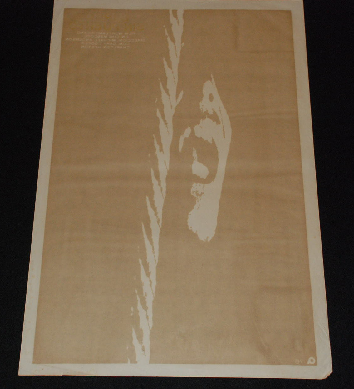 1976 Cuban Movie Silkscreen Poster"Wreck of the Mary Deare"US American film