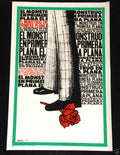 1973 Original Cuban Movie Poster.Plakat"A Monster in the front page"Italian art