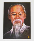 1982 Original Cuba Political Poster.Cold War Graphic art.Vietnam.Ho Chi Minh