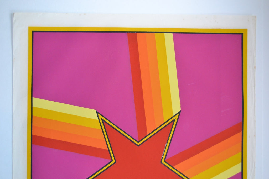 1977 Cuban Original Silkscreen Movie Poster.Plakat.COVER SUN with Thumb.