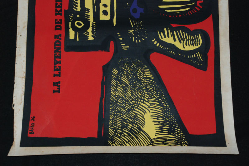 1976 Original Cuban Movie Poster.Plakat.Affiche.affisch"Melvin Purvis G-Man"