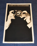 1976 Original Silkscreen movie Poster.Tall Blonde 1 black shoe.Pierre Richard.