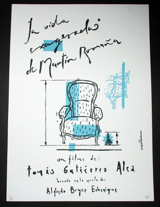 TEN Original Cuban Movie Posters"GUTIERREZ ALEA PORTFOLIO"Only 27 made.SIGNED!