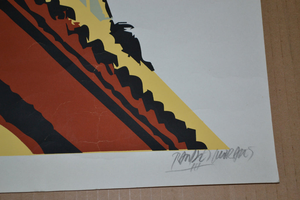 Cuban Original SILKSCREEN Poster"20th Anniversary of Trinidad City"Patrimony art