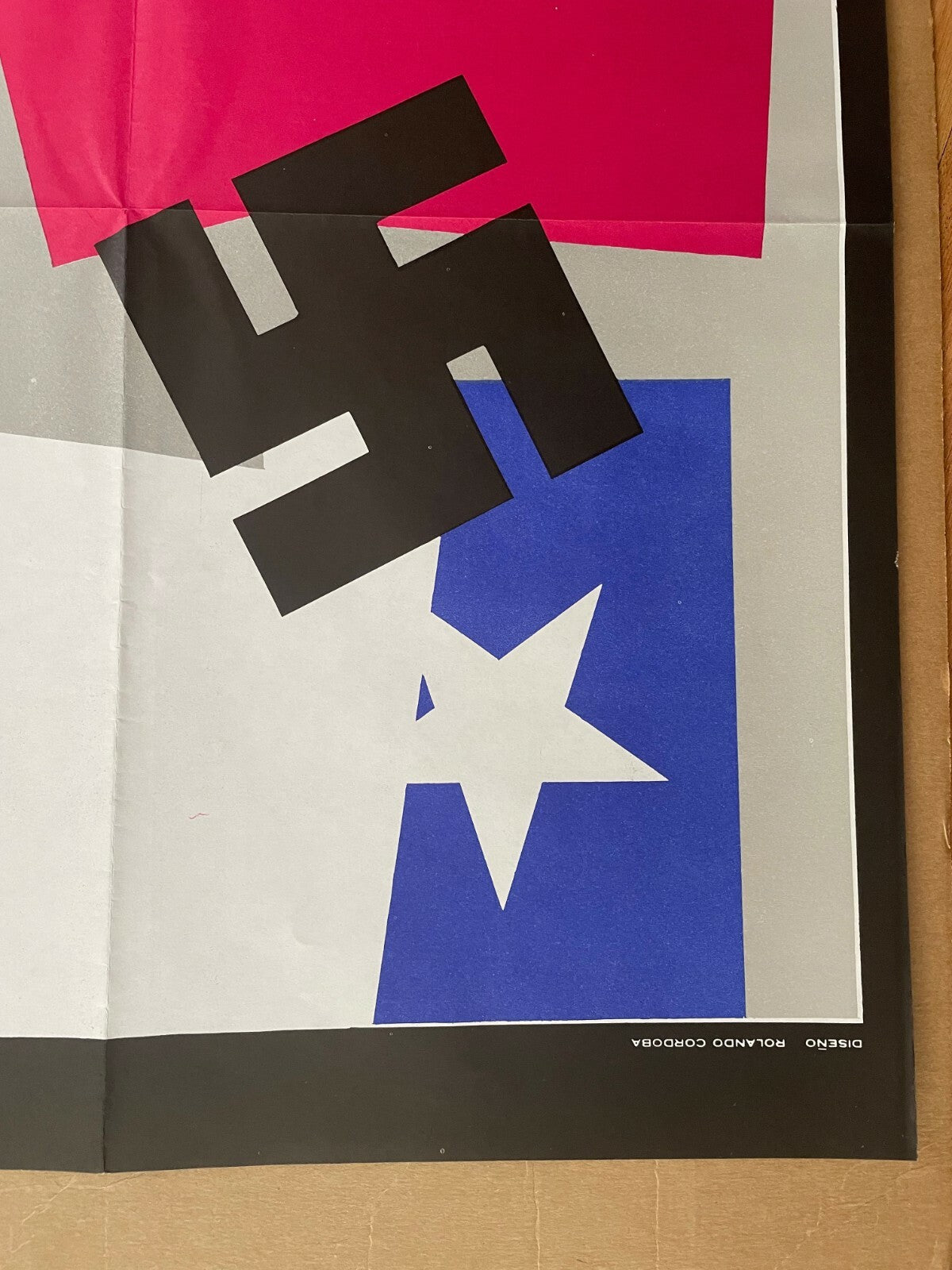 1977 Original Cuba Political Poster.Cold War Graphic art.Chile will win.Allende