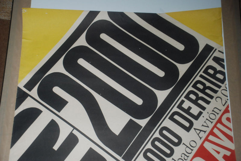 1969 Original Cuban Poster.Cold War Propaganda art.Vietnam Will Win.Very large