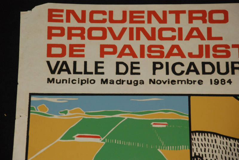 1984 Cuban Original Poster.Plakat.Affiche.affisch.Landscapers.Valle Picadura.