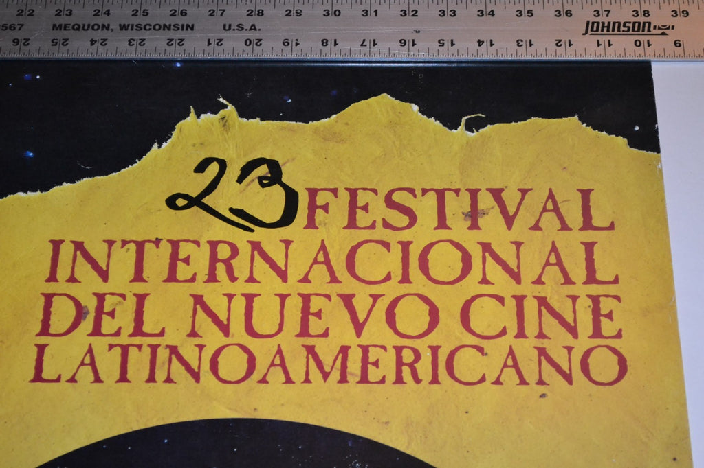 Original Cuban movie Poster.23th Festival of Cinema.Rancano art.Film Fantasy!