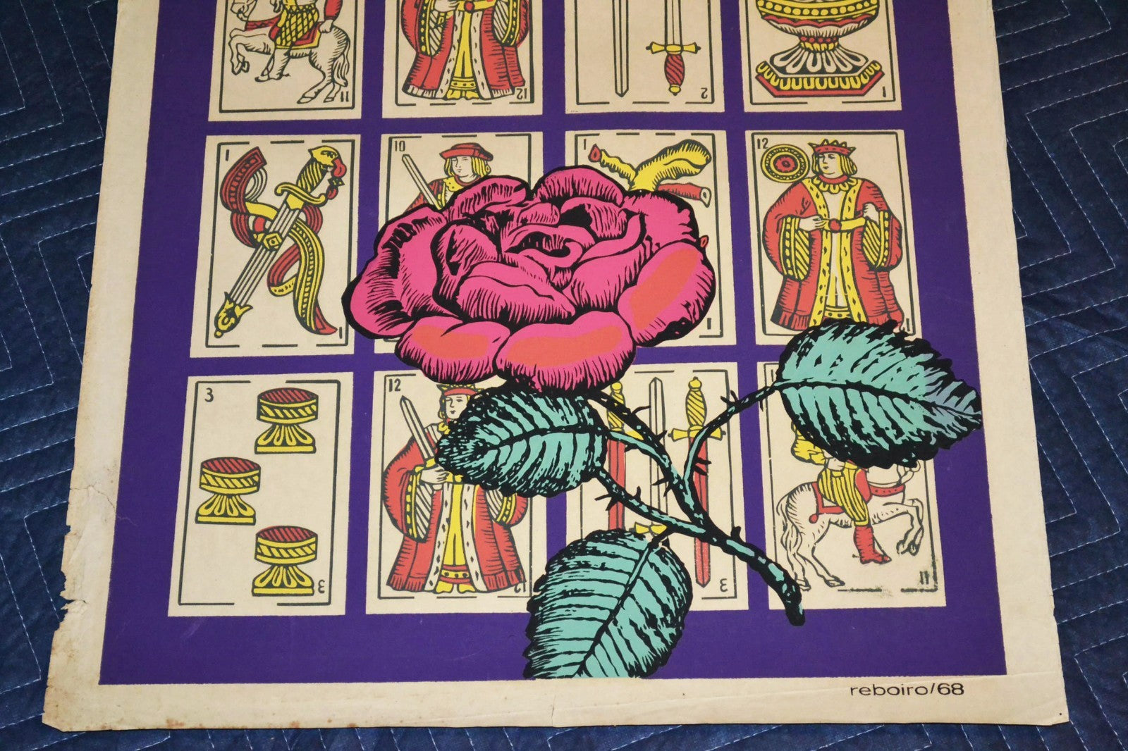 1968 Original Cuban Silkscreen Movie Poster.Carmen la de Ronda.Mexican art film.