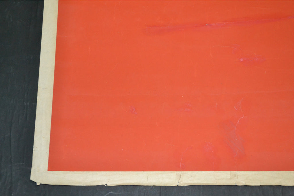 1966 Original Cuban Movie Poster"Fire Years"Russian film.Highly Collectible art