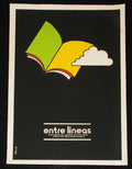 1985 Cuban ORIGINAL Movie Poster.Plakat"Between Lines"Flying book art.Collectors