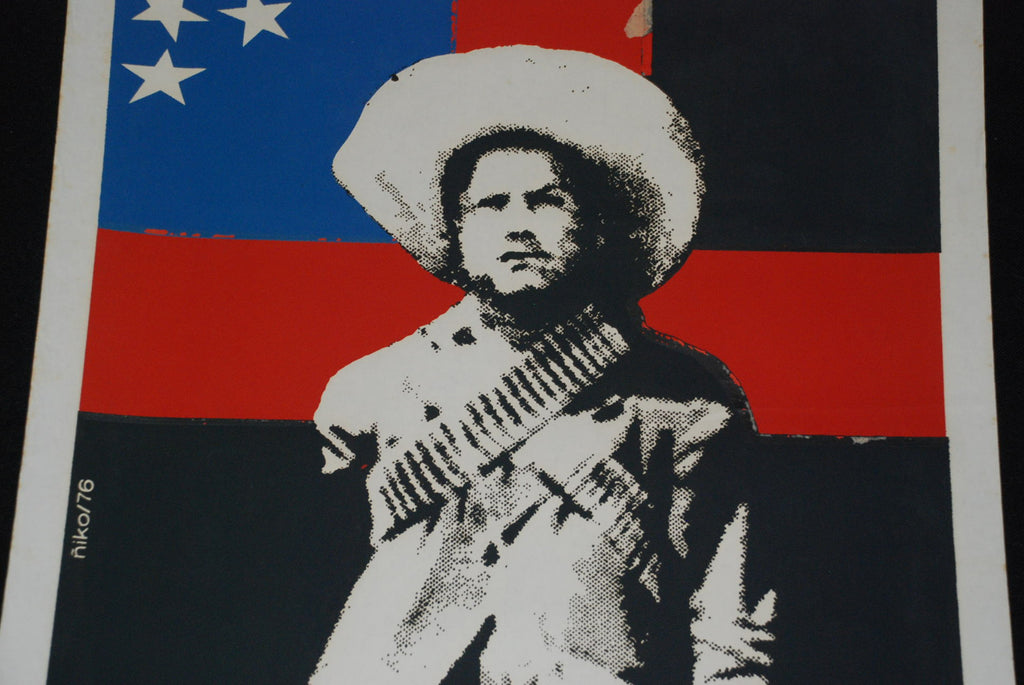 1976 Origin.Cuban Movie Poster.Plakat.Affiche.affisch"Juan The Mexican"Charro.