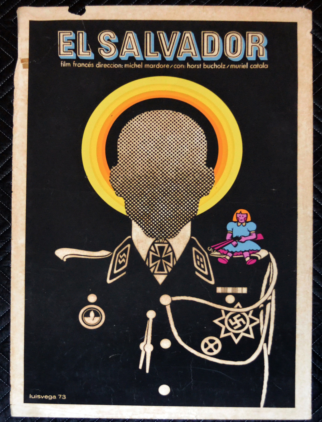 1973 Original Cuban Movie Poster.Plakat.Affiche.affisch"Salvador"French film.