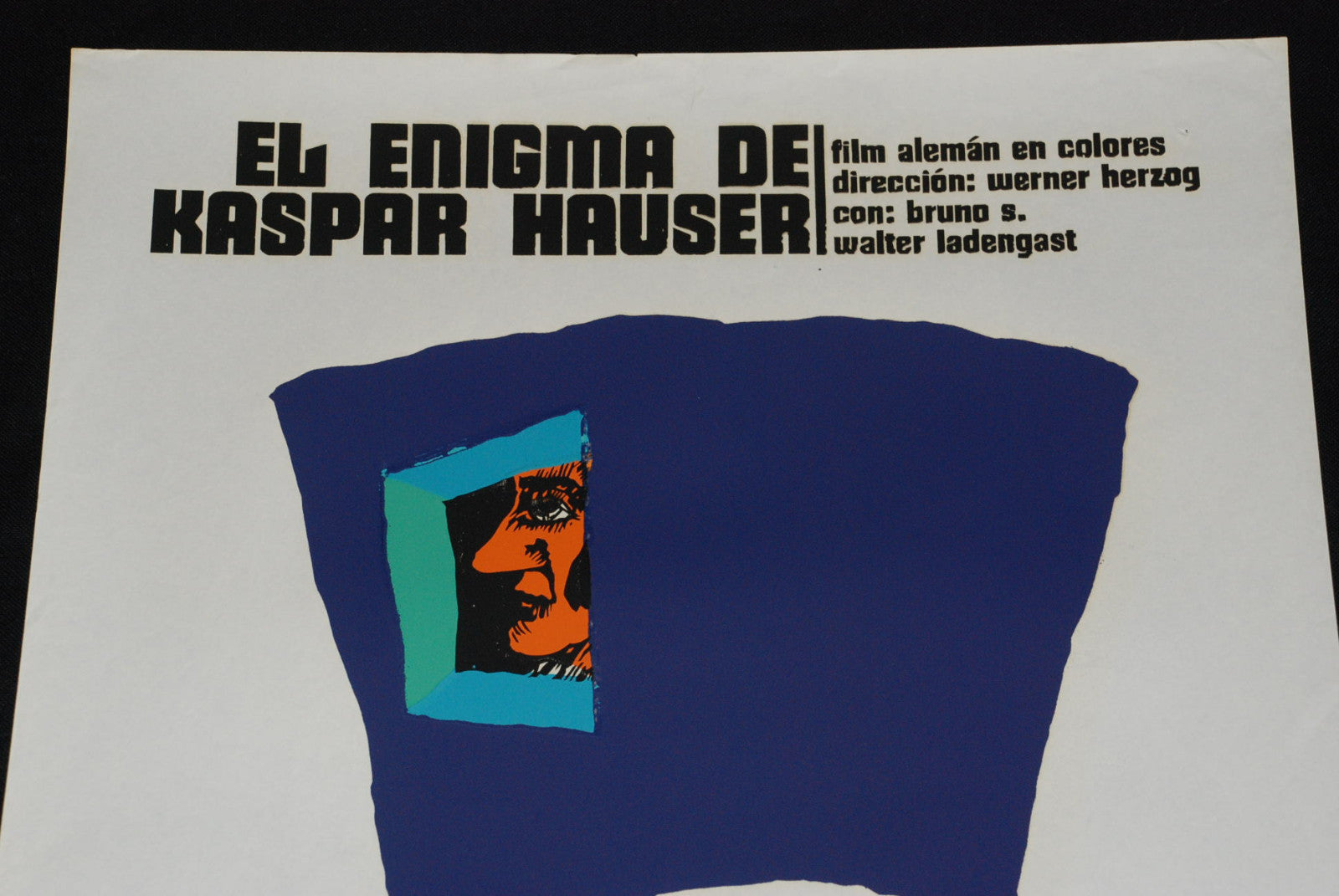 1977 Original Cuban Movie Poster.Plakat.Affiche.affisch"Kaspar Hauser"German