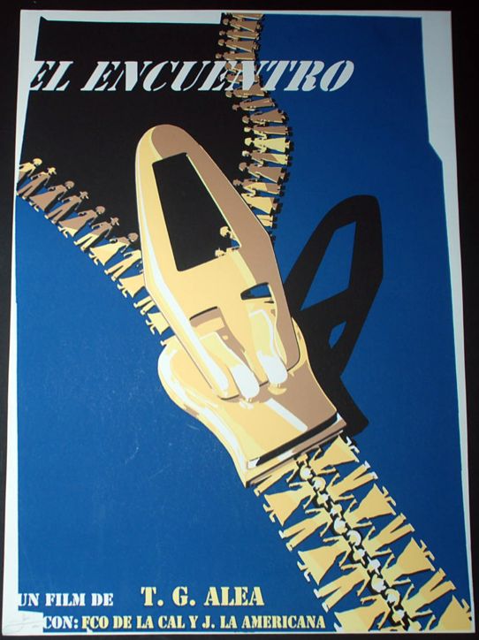 TEN Original Cuban Movie Posters"GUTIERREZ ALEA PORTFOLIO"Only 27 made.SIGNED!