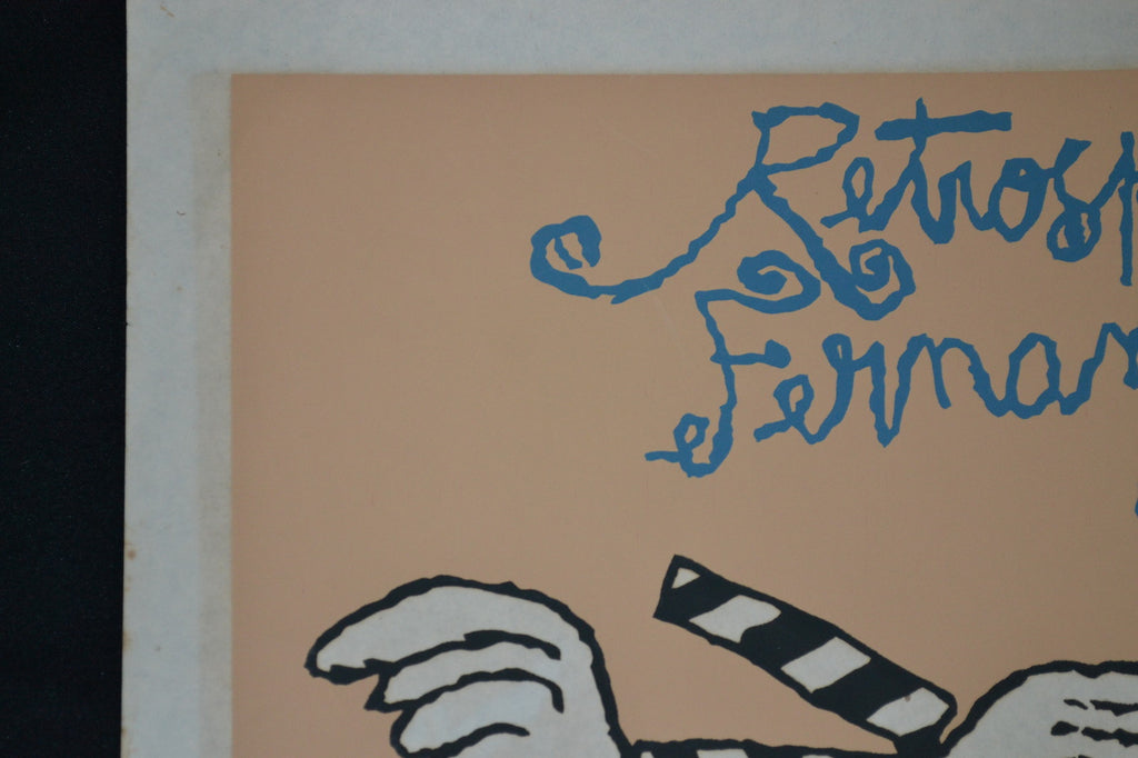 1987 Original Cuban Movie Poster"Fernando Birri Retrospective"Film Director art