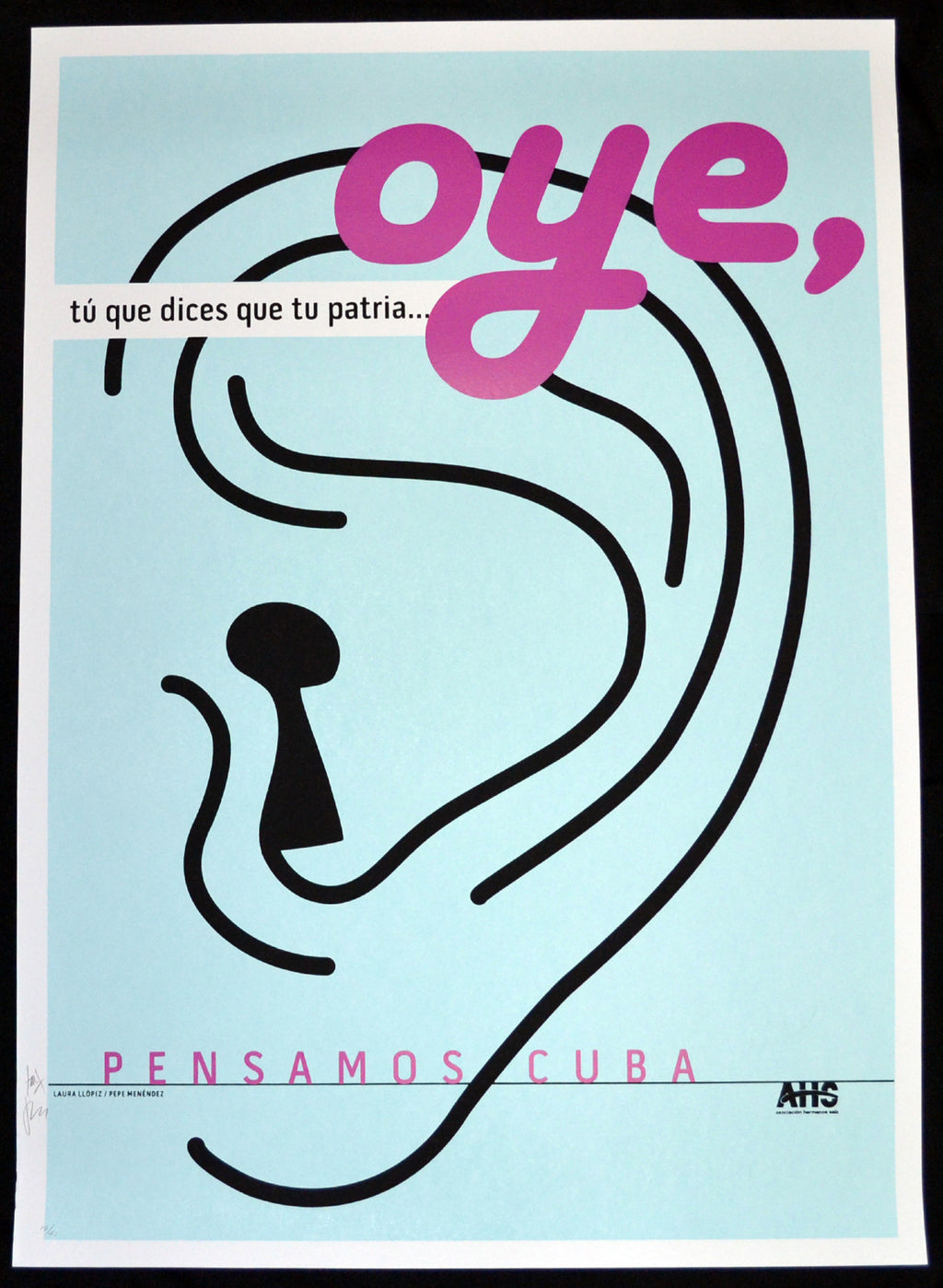 10 Original Cuban Posters"PENSANDO CUBA PORTFOLIO"Only 40 made.SIGNED!Very rare!