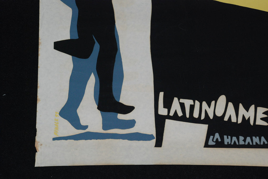 1979 Original Cuban Movie Poster.Plakat.Affiche.affisch"1st Cinema Festival"rare