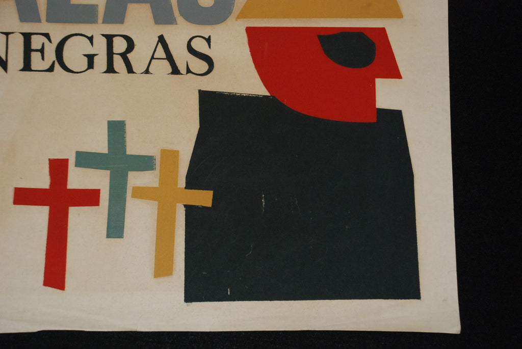 1966 Original Silkscreen Movie Poster"Wings"Poland Polish Ewa Czeslaw art film