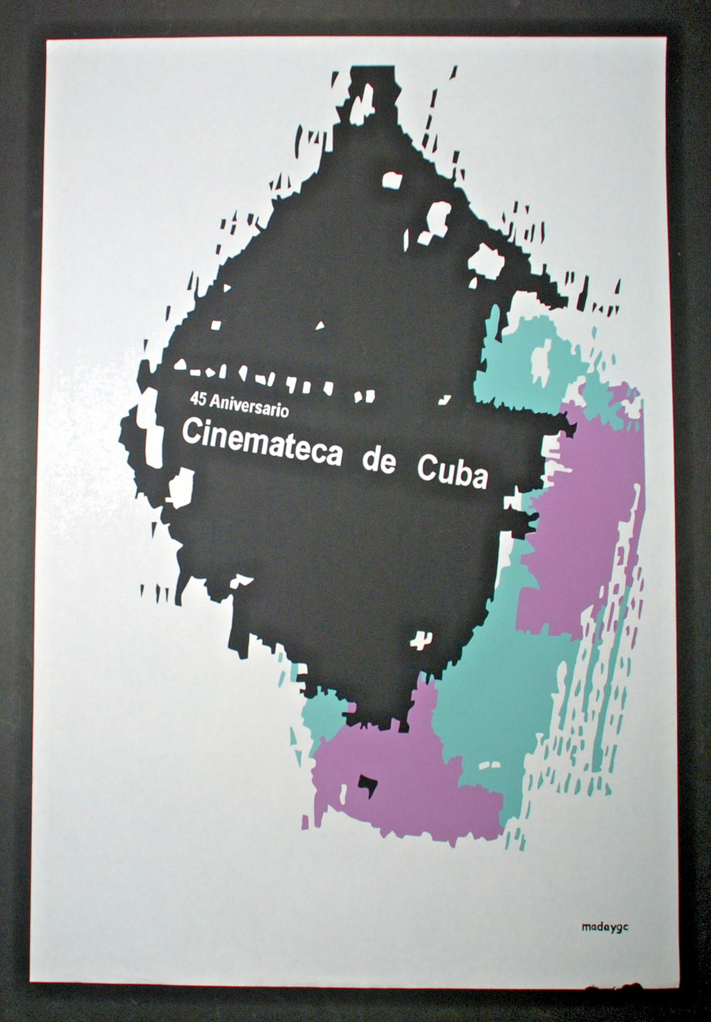 Original Cuban Movie Poster"ICAIC 45th Anniversary Serie"Very rare.Collectible