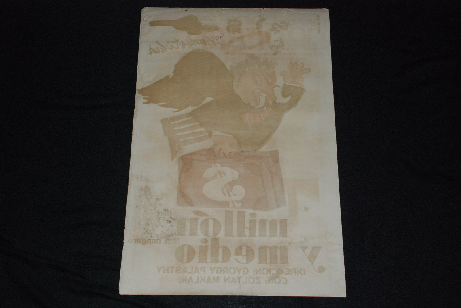 1966 Original Cuban Movie Poster.Plakat.Affiche.affisch"Million and Half"Money