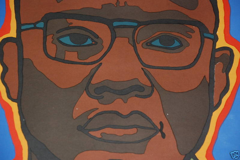 1975 Cuban Original Political Poster.Plakat.Affiche.affisch.AMILCAR CABRAL.art
