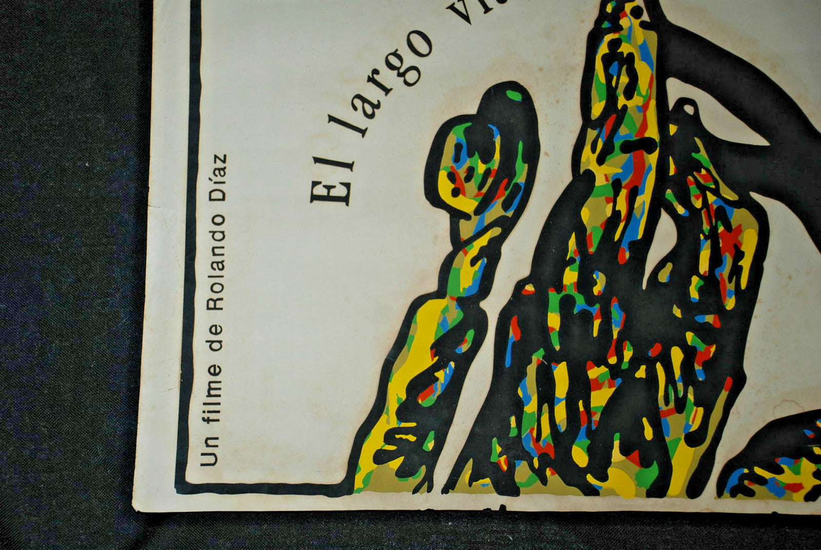 1993 Original Cuban Movie Poster"The Long Rustic Journey"Rare art.Collectible