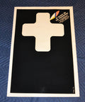 1974 Original Cuban Silkscreen Movie Poster.Cheyennes Autuum.American Indian art