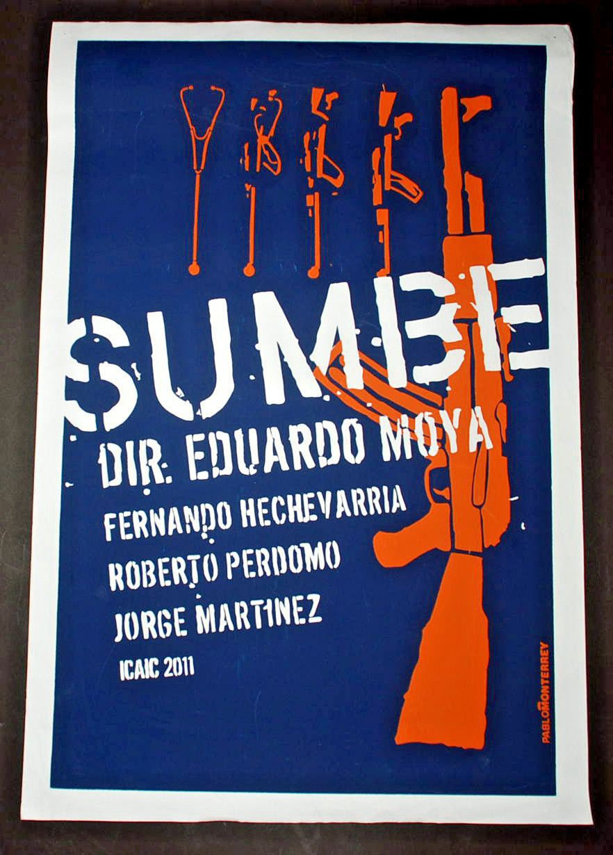 Original Cuban Movie Poster"SUMBE"Recent film.Very Limited edition.Afiche.Cartel