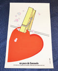 1986 Original Cuban SilkscreenMovie Poster"Un poco de Consuelo"A Heart to dry