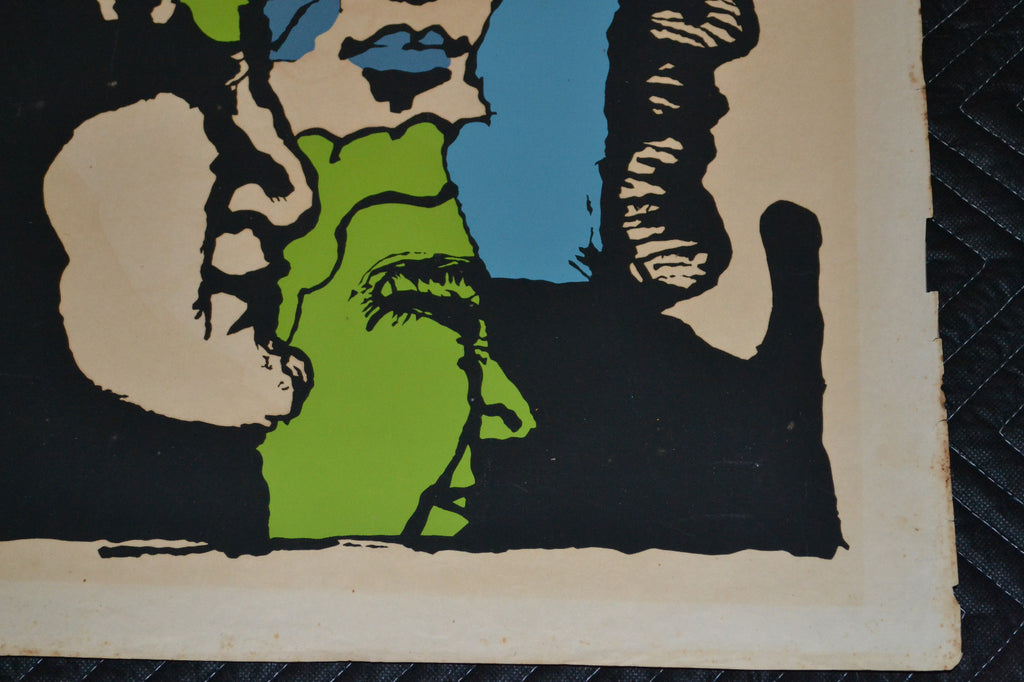 1973 Original Cuban Movie Poster"Condemned"Sergiu Nicolaescu Romanian art film
