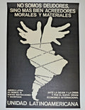 1984 Original Cuban Poster.Anti Imperialist.Latin America.Communism.Cold War art