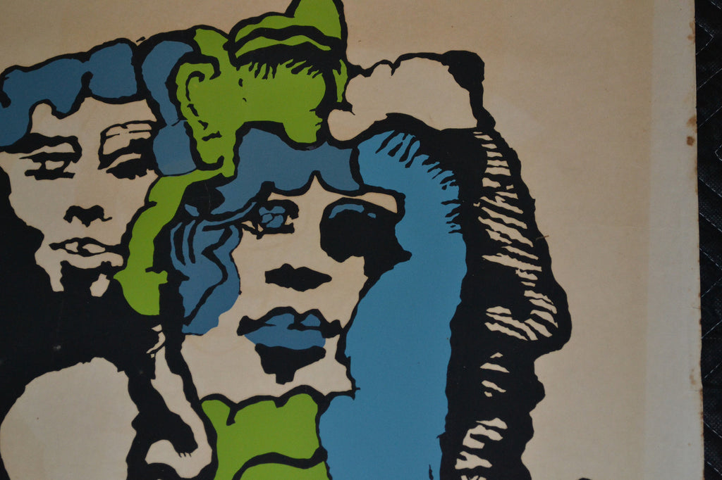 1973 Original Cuban Movie Poster"Condemned"Sergiu Nicolaescu Romanian art film