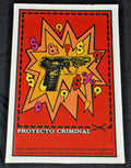 1977 Cuban ORIGINAL Movie Poster.Plakat.Affiche.affisch.Criminal Project.Gun