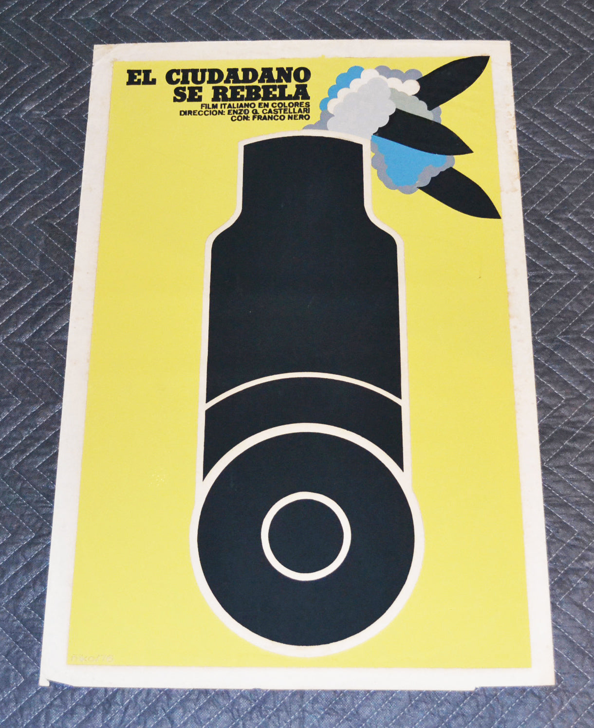 1976 Original Movie Poster PLUS art work Mockup.Gallery Piece.Collectible