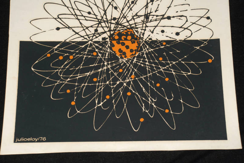 1976 Original Cuban Movie Poster"Crystal Structure"Handmade Silkscreen Art