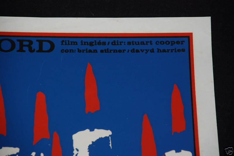 1977 Cuban Original Movie Poster.Plakat.Affiche.affisch.OVERLORD.British film.