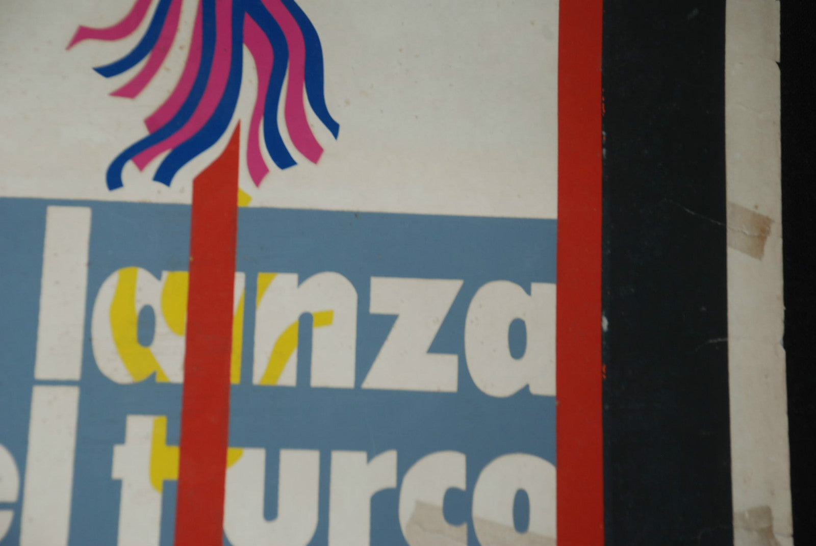 1975 Original Cuban Movie Poster"The SPEAR of the TURK"Lanza del turco.Film art.