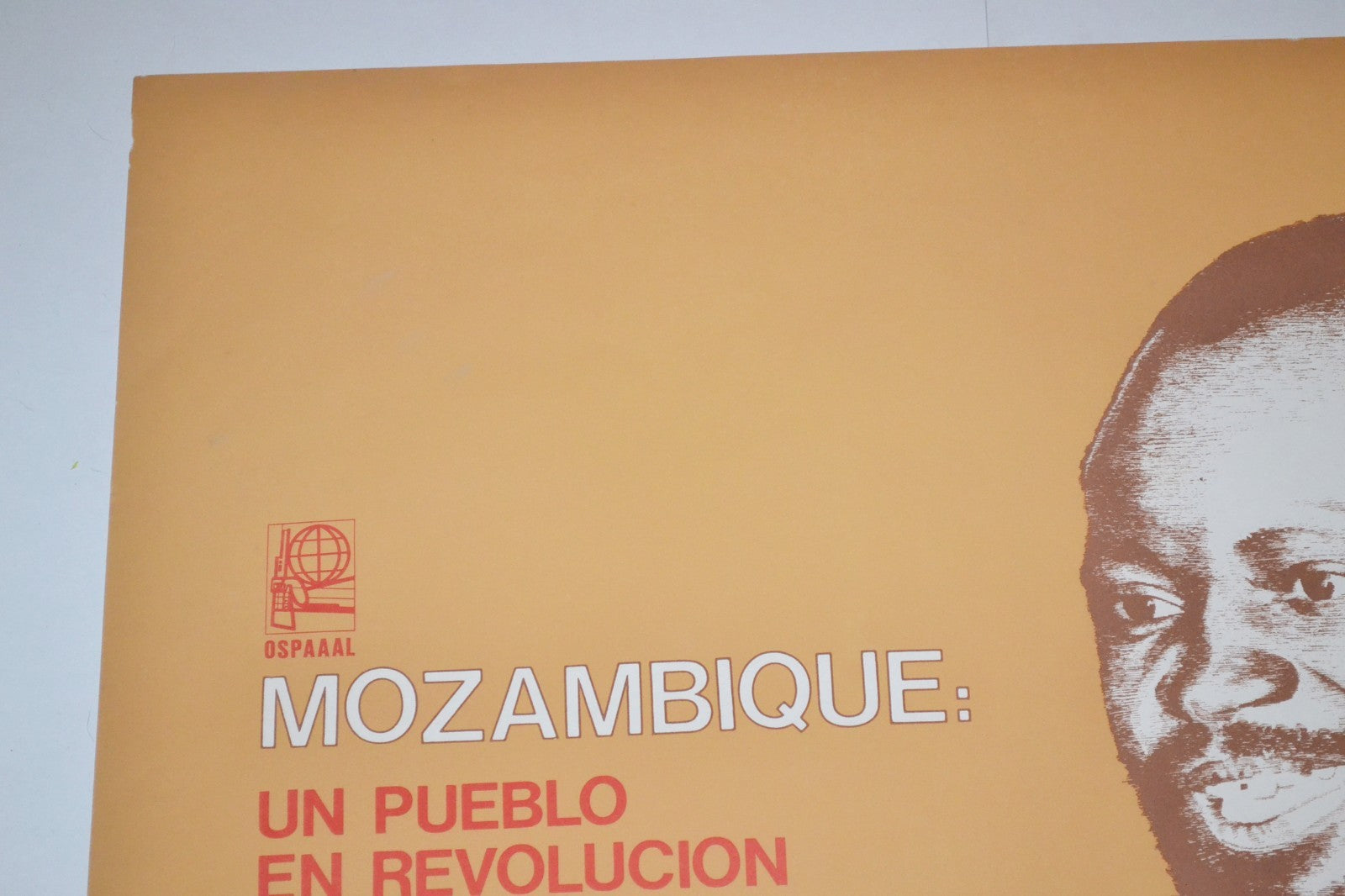 1978 Cuban Original Political Poster.MOZAMBIQUE.African.OSPAAAL art.