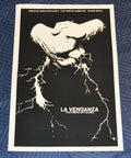 1971 Original Cuban Silkscreen Movie Poster"Vengeance"Electric.Romanian art film