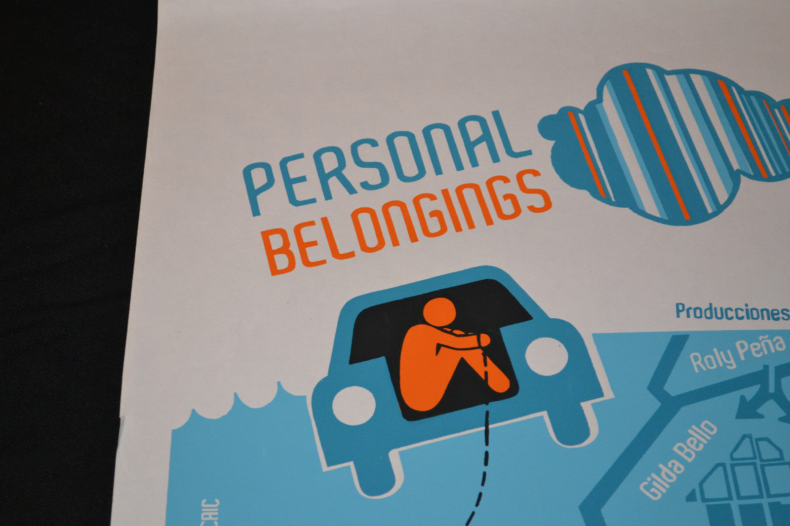 Original Cuban Movie Poster"Personal Belongings.Limited edition.Afiche.Cartel