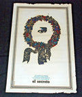 1978 Original Cuban Movie Poster"The Secret"Polish Poland Roman Zaluski art film