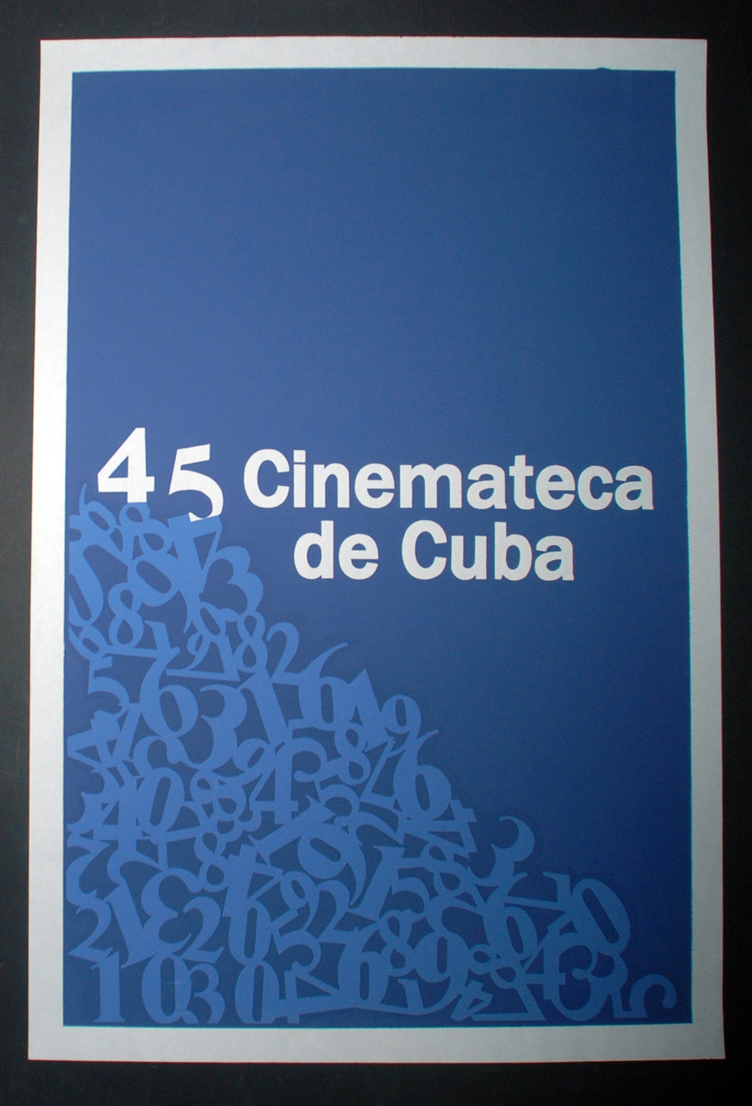 Original Cuban Movie Poster"ICAIC 45th Anniversary Serie"Very rare.art.numbers