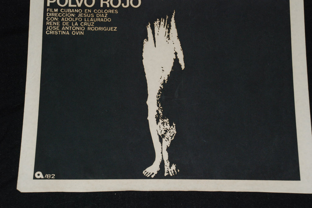 1982 Original Cuban Movie Poster"Red Dust"Cuba art film.Collectible.Authentic