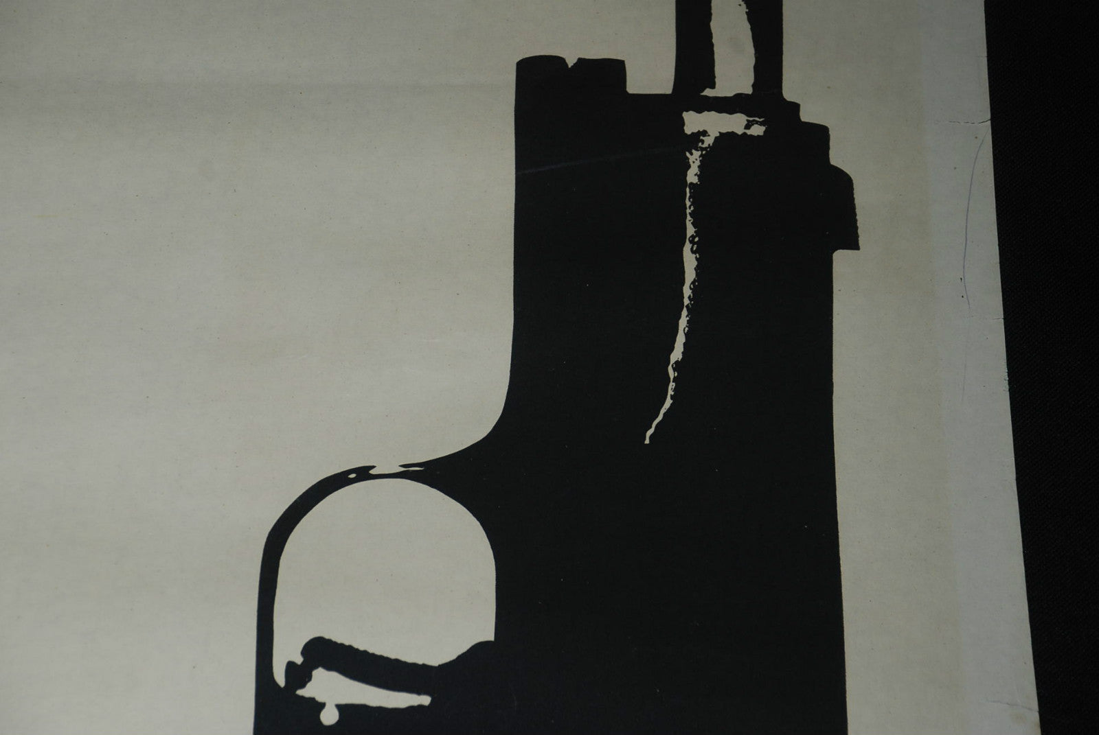 1970 Original Cuban Movie Poster"CONTRASEñA CORN"Detective spy Polish art film.