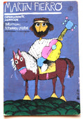1989 Original Cuban Movie Poster MOCKUP.Gaucho Martin Fierro.Unique Art Piece!