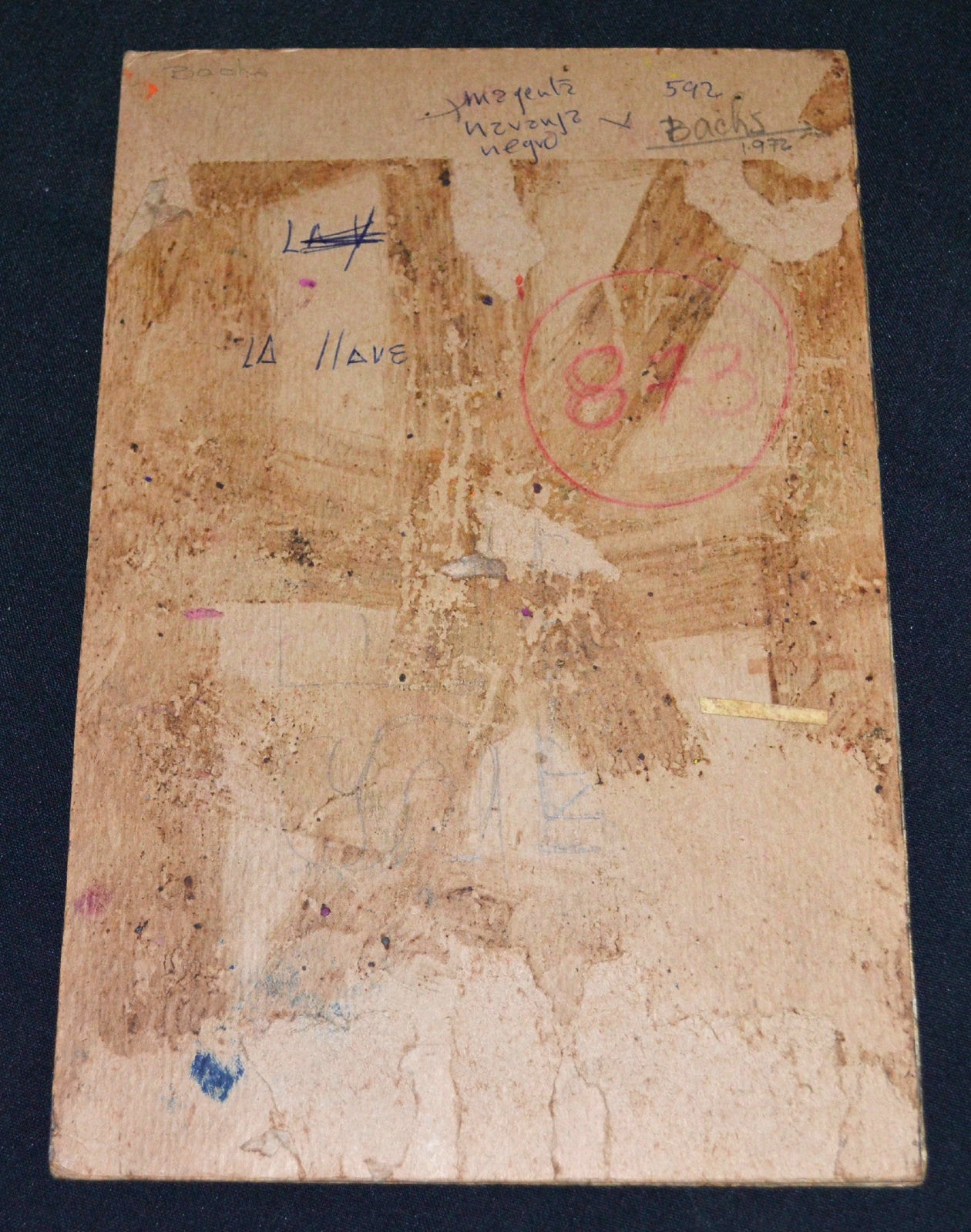 1972 Original Cuban Movie Poster MOCKUP. The Key. La LLave.Unique Art Piece!