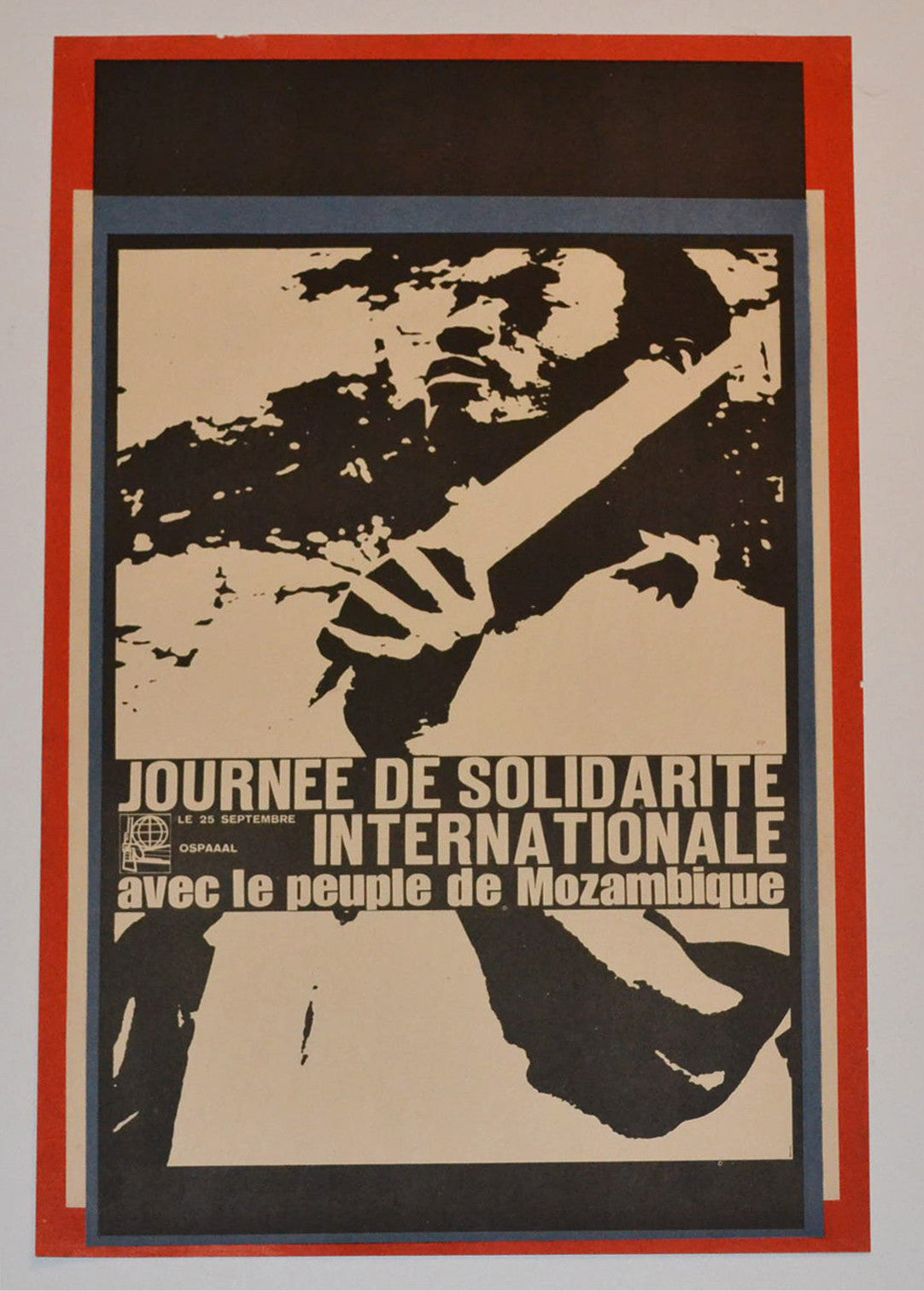 1967 Original Cuba Political Poster.Cold War Graphic art.Africa Colonial.Rare!!!