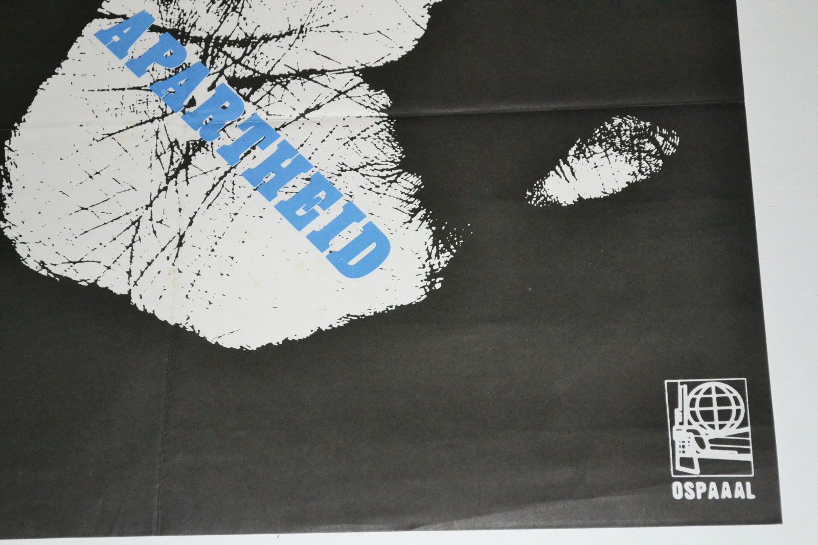 1978 Original Cuba Political Poster.South Africa Graphics.Anti-Apartheid.Large!