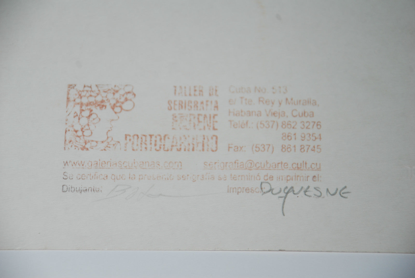 Original Cuban SILKSCREEN Poster"SIN TECNICA"Illustration and DESIGN.Signed art